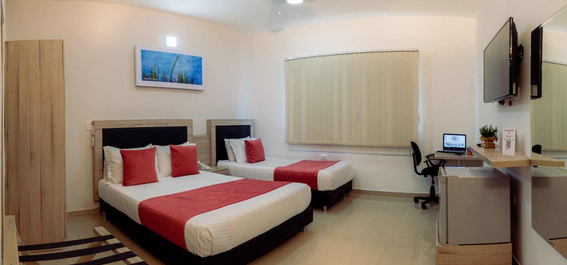 Habitación Twin Superior del Hotel Rosales Boutique